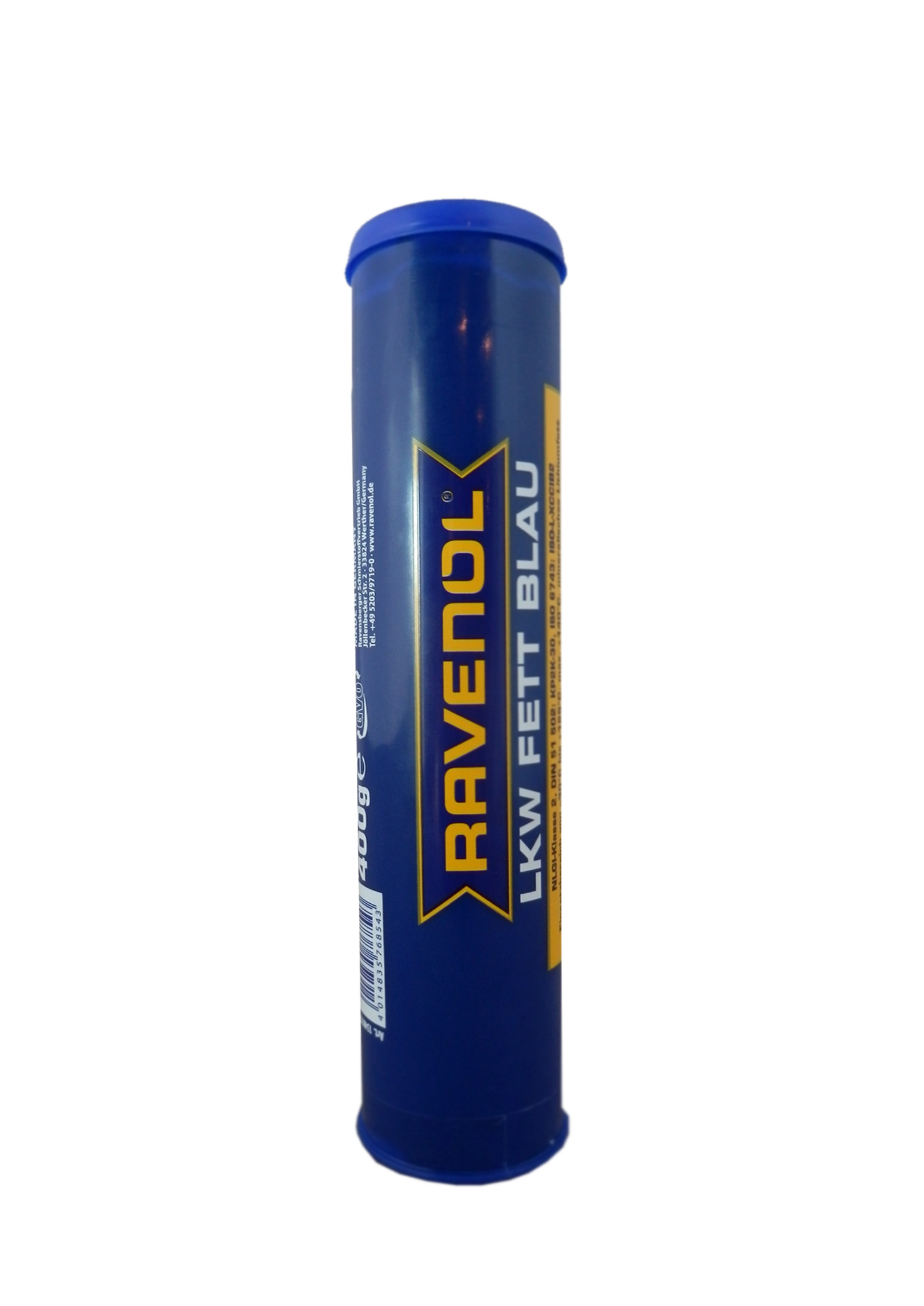 Купить Ravenol 4014835768543 Смазка LKW Fett Blau ( 0,4кг) new