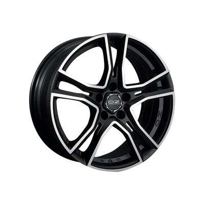 Купить Oz WHS027970 Adrenalina 17/8 ET45 Matt black + diamond cut
