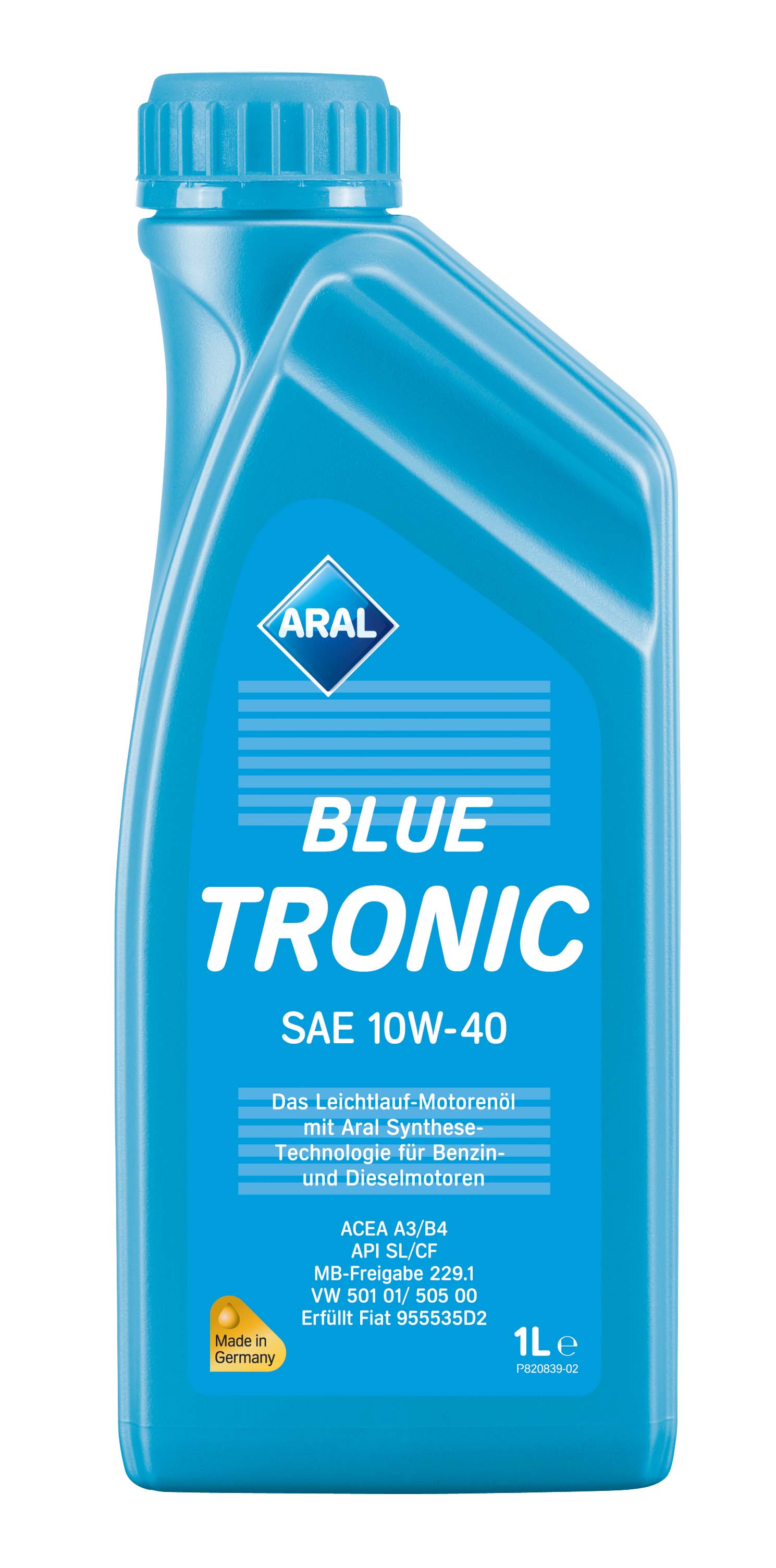 Купить Aral 20488 Blue Tronic 10W-40, 1л.