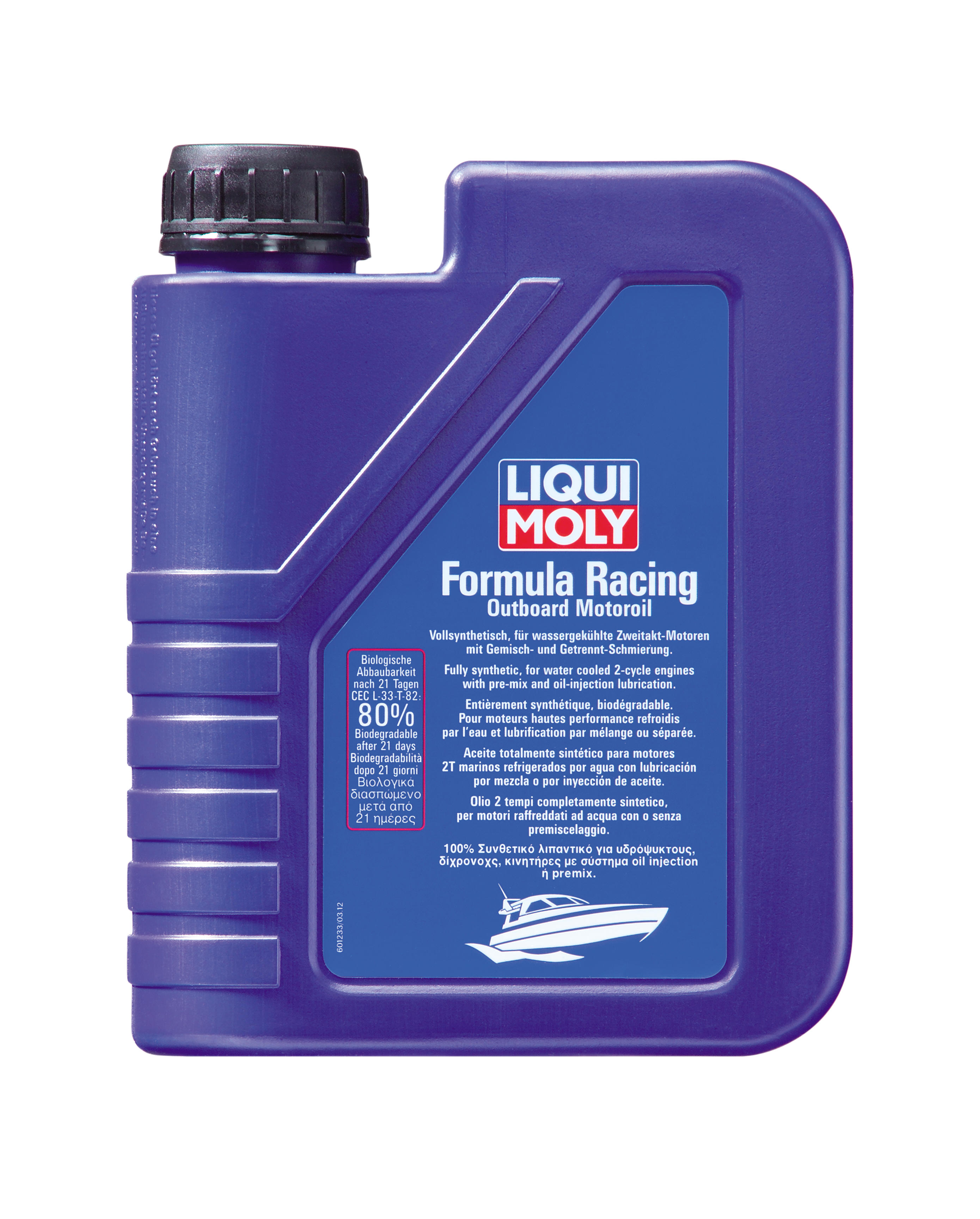 Купить Liqui moly 1233 для 2-тактных двигателей лодок Formula Racing Outboard Motoroil