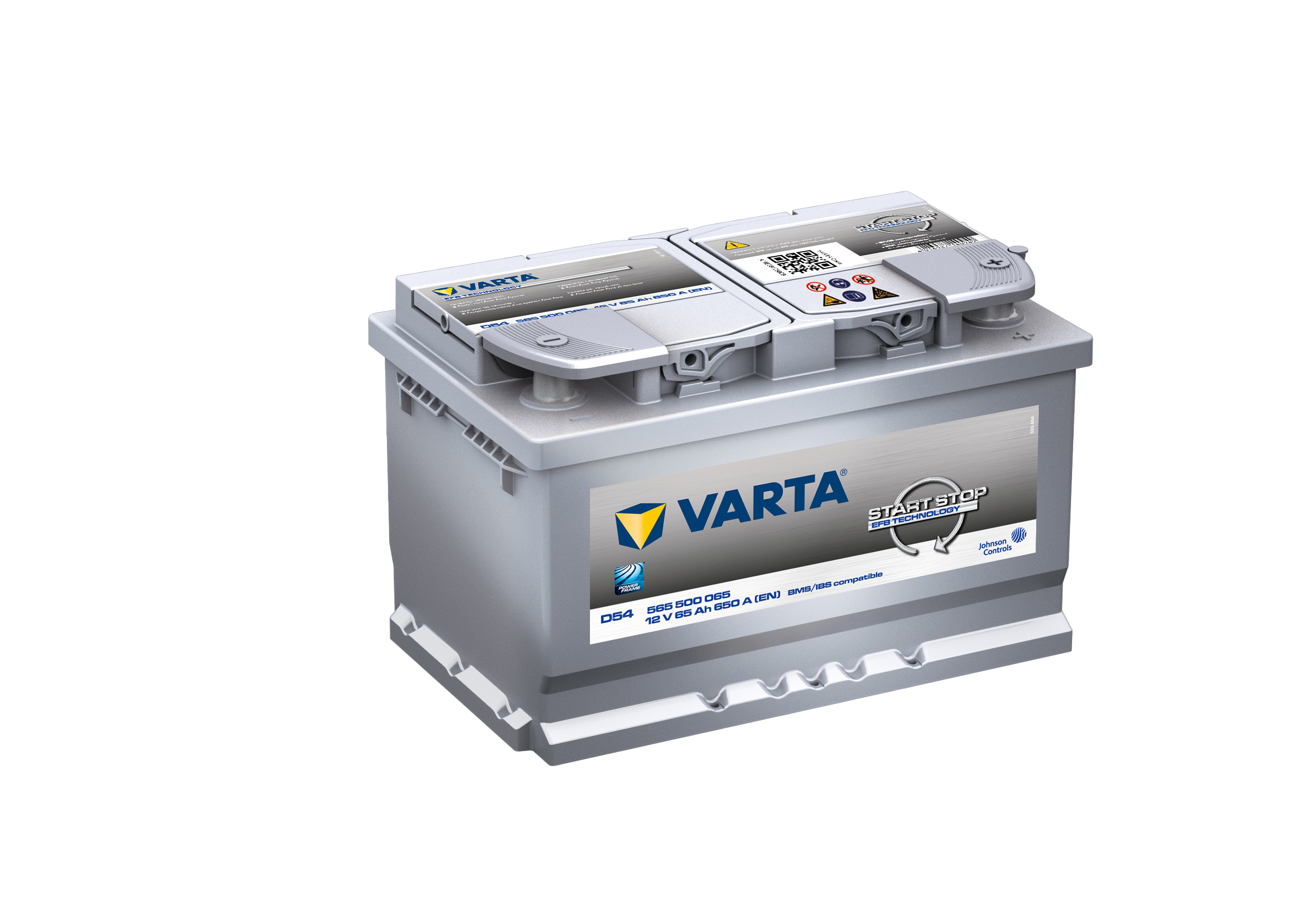 Купить VARTA 565500065 Аккумулятор Varta Blue Dynamic Efb 65а/Ч D54 (-/+) 12v 650a 278x175x175 565500065
