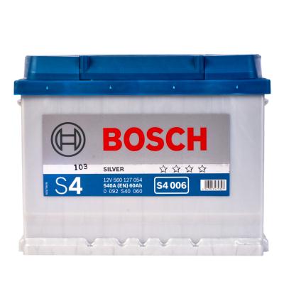 Купить BOSCH 0092S40060 Аккумулятор автомобильный BOSCH S4 Silver 0 092 S40 060 60 Ач
