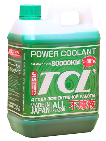 Купить Tcl PC240G Антифриз Power Coolant -40C зеленый, 2 л