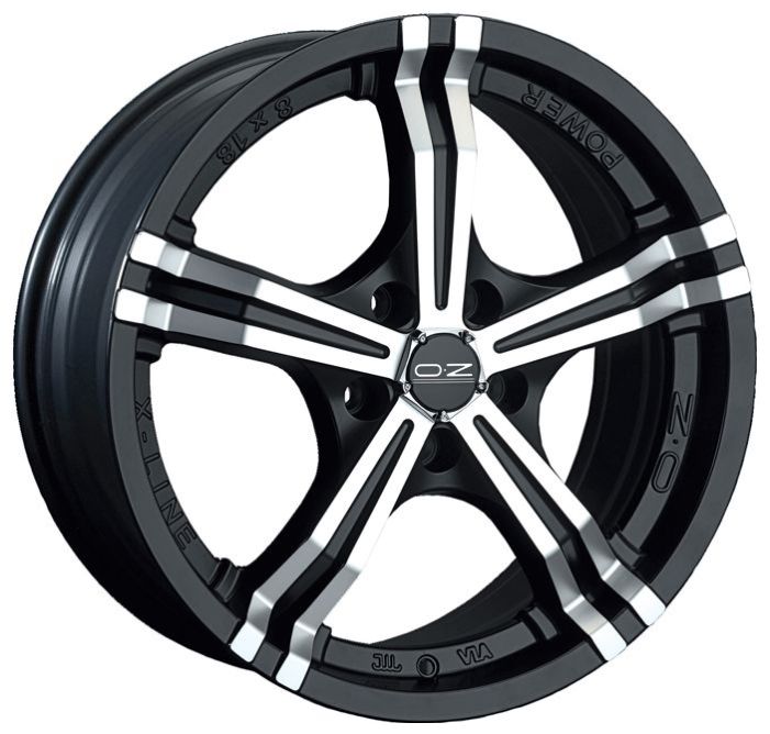 Купить Oz WHS056896 Power 15/6,5 ET18 Matt black + diamond cut