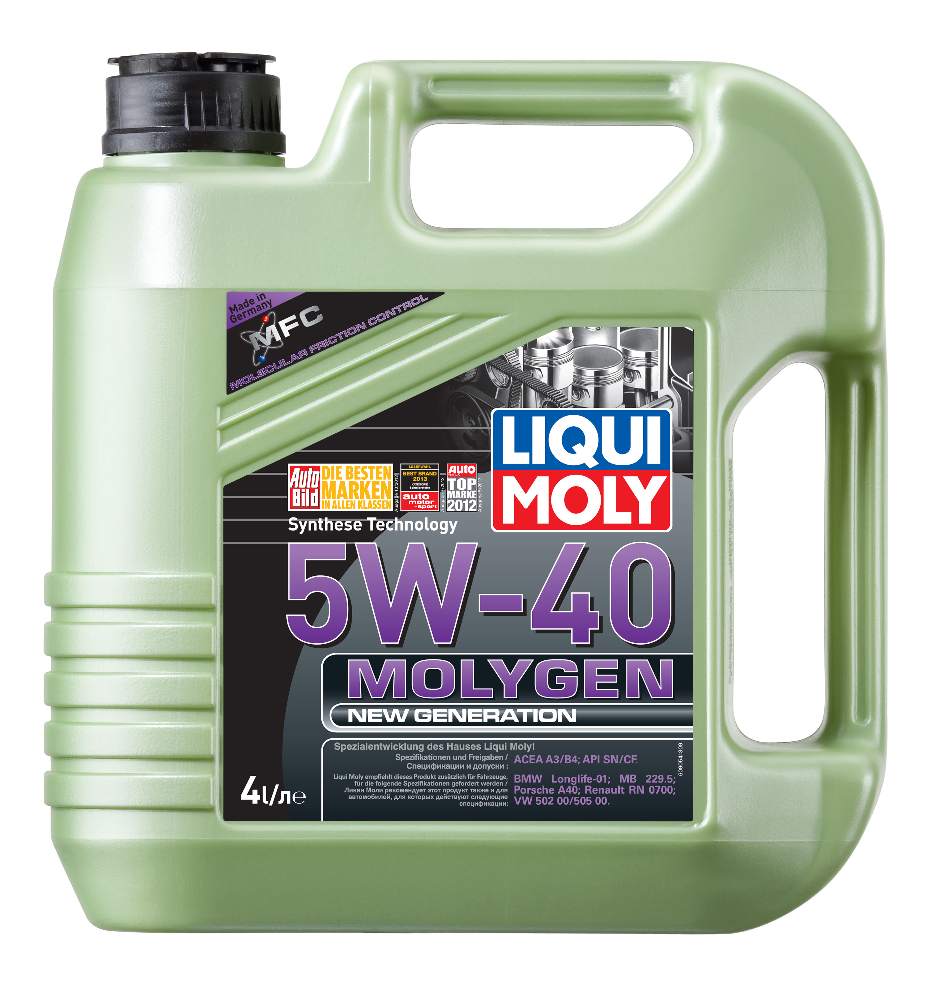 Купить Liqui moly 9054 Molygen New Generation 5W-40