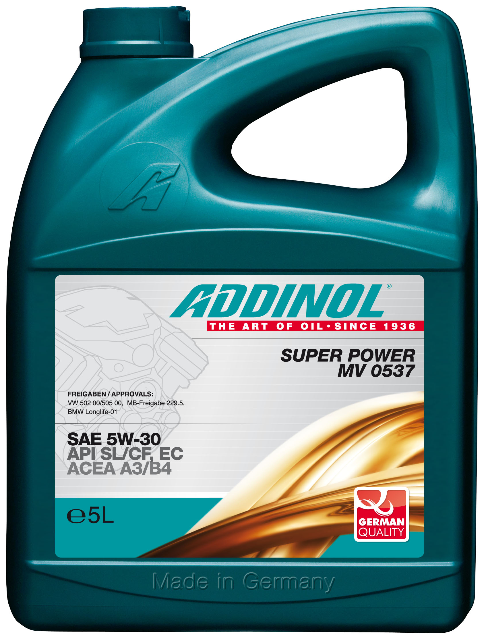Купить Addinol 4014766240460 Super Power MV 0537 5W-30, 5л