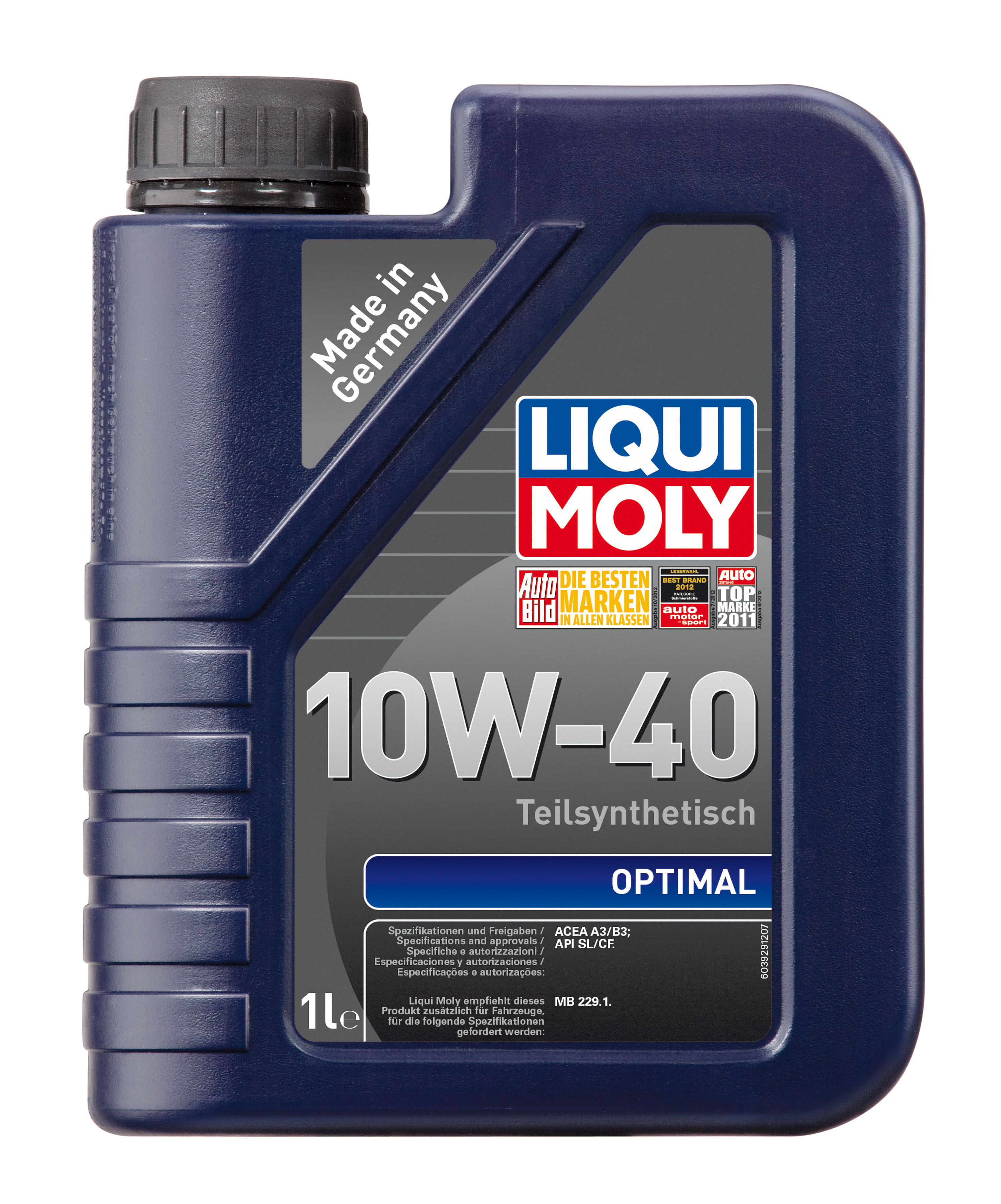 Купить Liqui moly 3929 Fanfaro Gazolin 10W-40, 5л