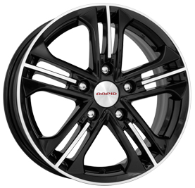 Купить Rapid R28273 RAPID TRINITY АЛМАЗ (KC615) 6.0X15 5/100 ET38 d57.1 /black/ [r28273]
