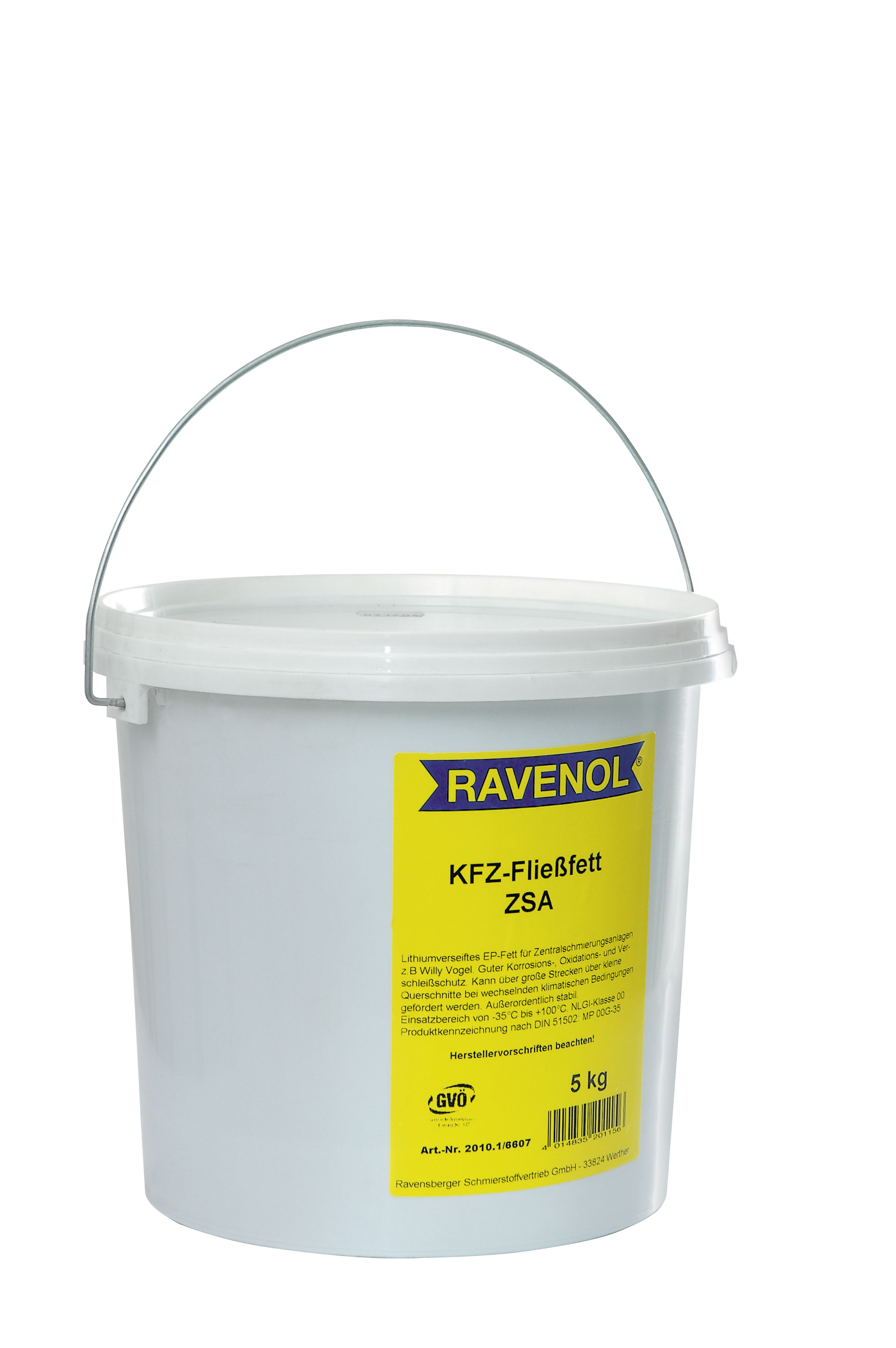 Купить Ravenol 4014835201156 Смазка для централиз. систем KFZ-Fliessfett ZSA (5кг)