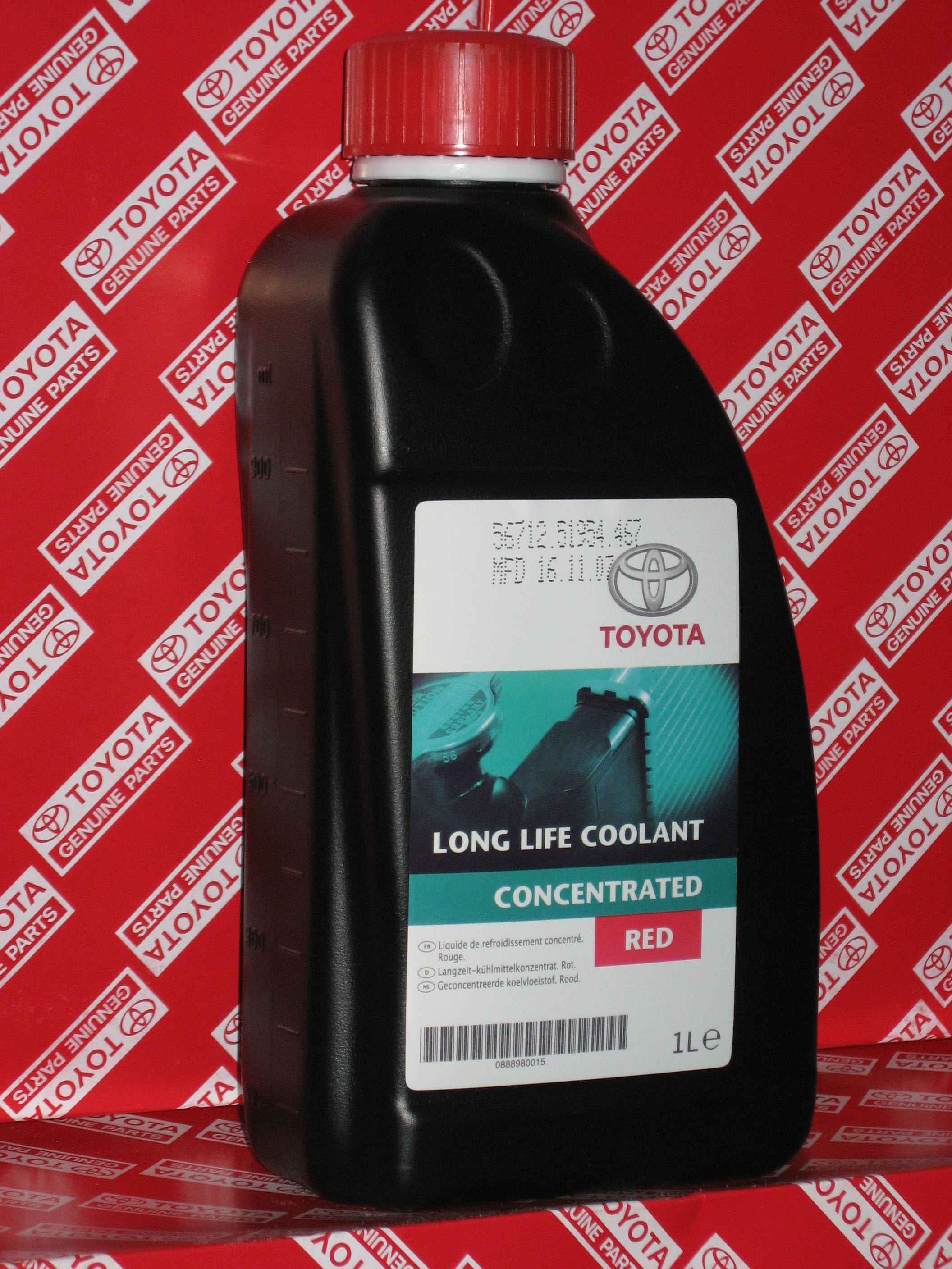 Купить Toyota 0888980015 Long Life Coolant ConcentrateD Red