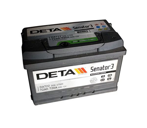 Купить DETA DA722 Аккумулятор автомобильный DETA DA722 72 Ач