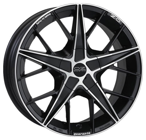 Купить Oz WHS069004 Quaranta 4 16/7 ET25 Matt black + diamond cut
