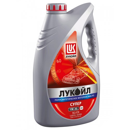 Купить Lukoil 19195 Лукойл Супер 15W-40, 4л