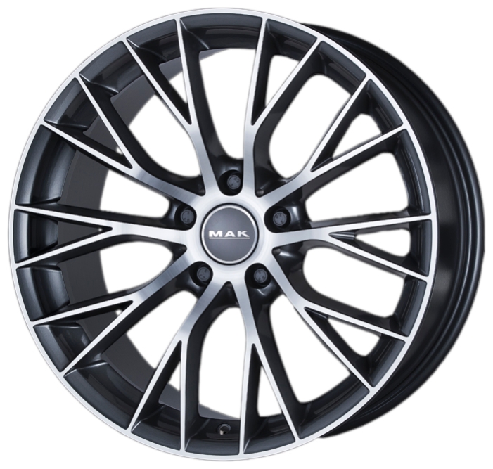 Купить Mak WHS102081 Munchen 20/8,5 ET42 Gun metallic - mirror face