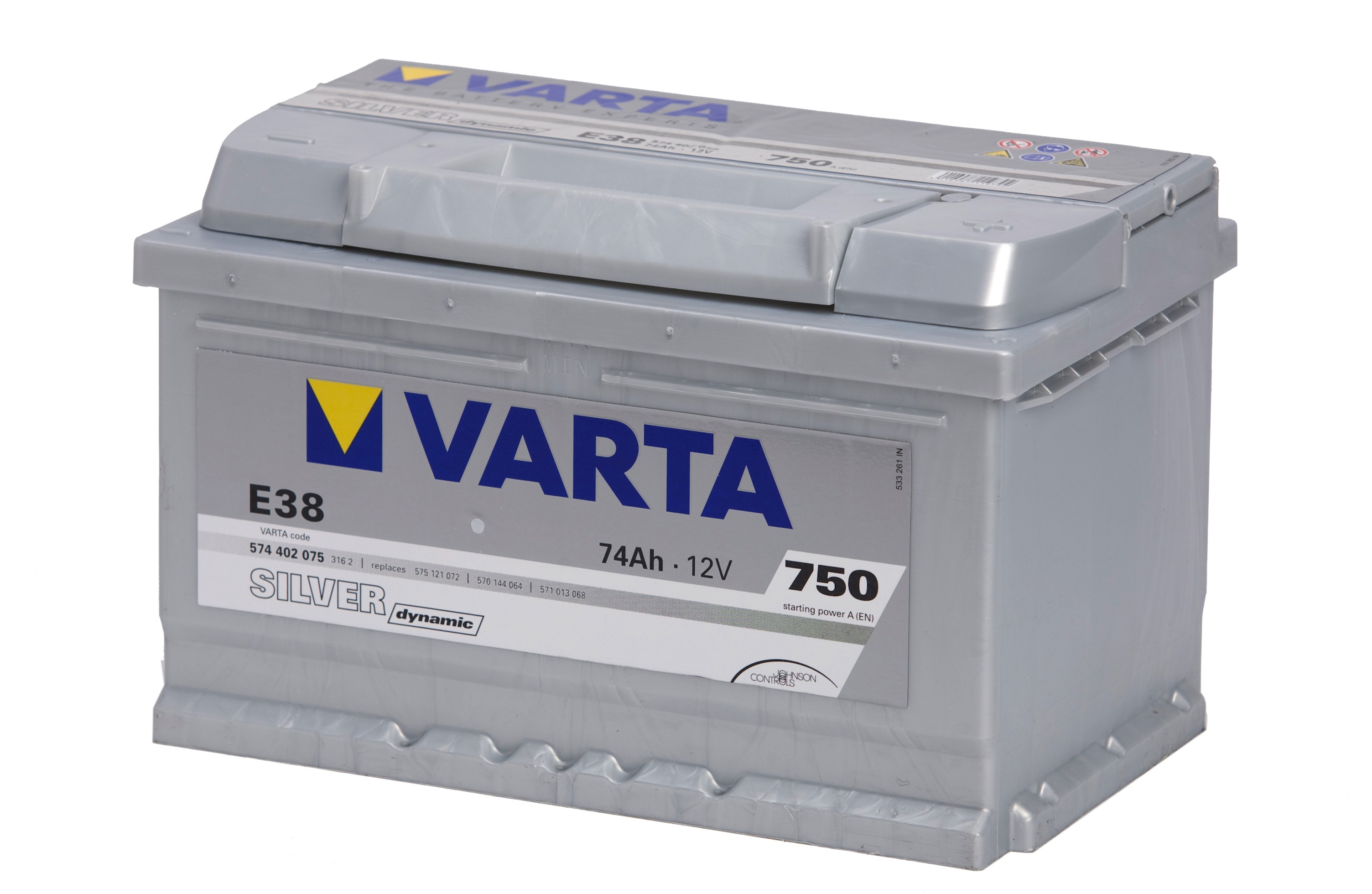 Купить VARTA 5744020753162 Аккумулятор VARTA Silver dynamic E38