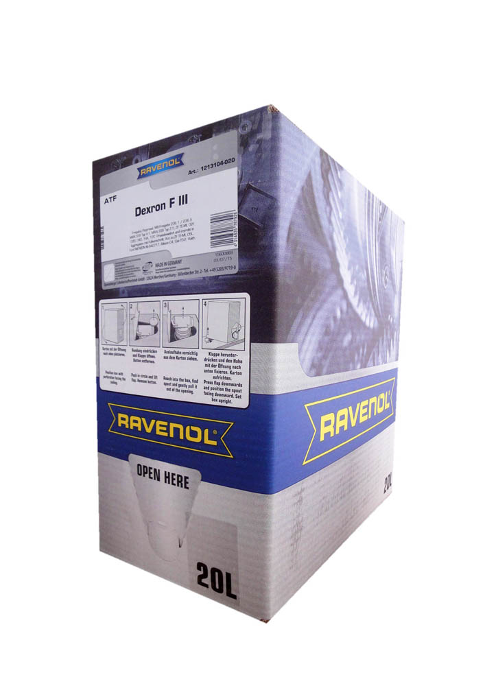 Купить Ravenol 4014835787926 Трансмиссионное масло  ATF Dexron F III (20л)